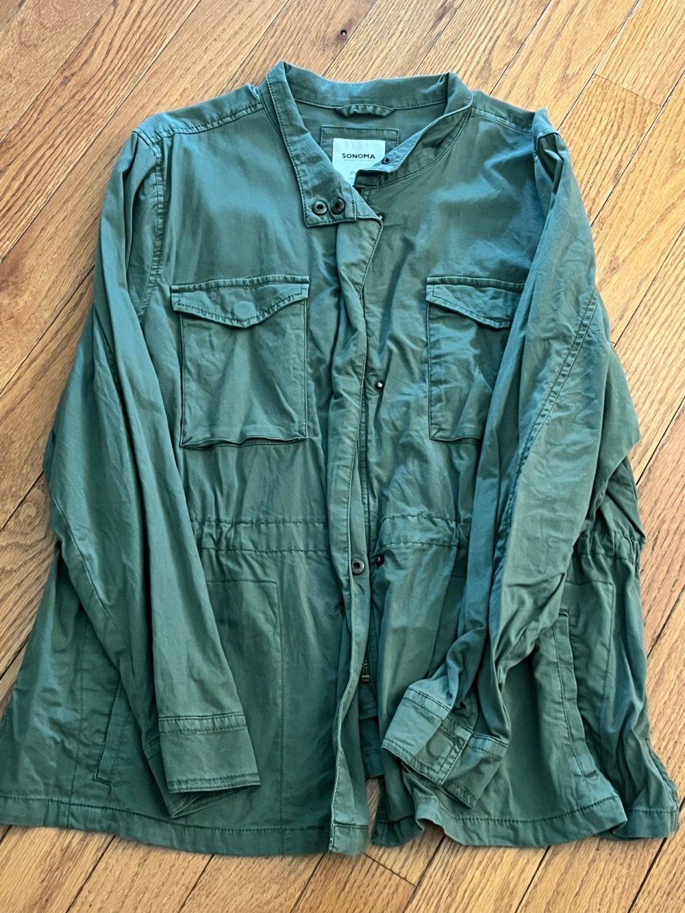 Sonoma Green Utility Jacket with Chest Pockets